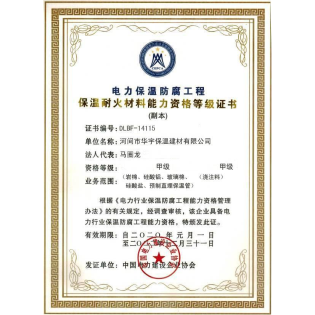 荣誉资质